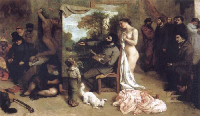 Detail of the Studio of the Painter,a Real Allegory, Gustave Courbet